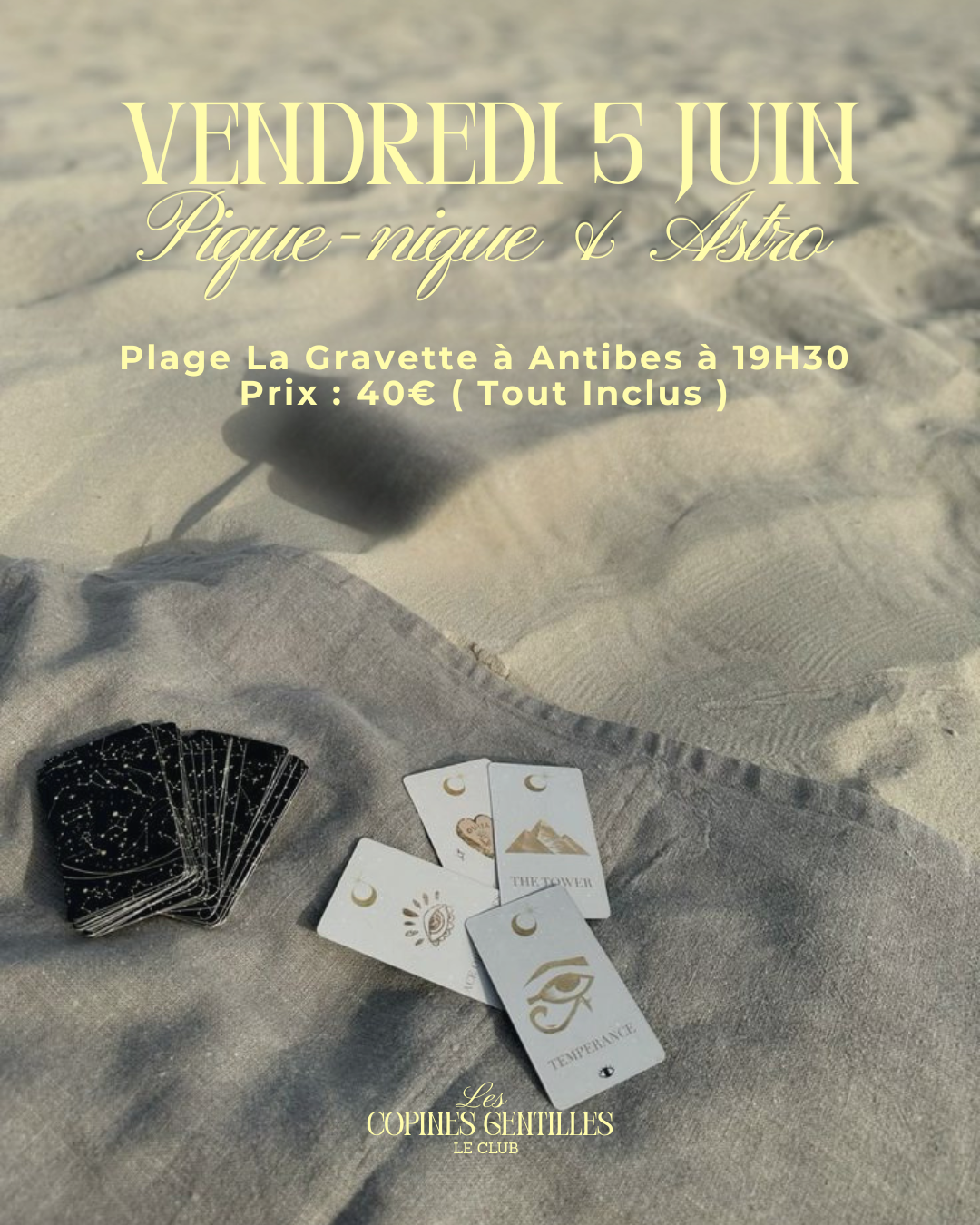 VENDREDI 5 JUIN — PIQUE-NIQUE & ASTRO 40€ tout inclus