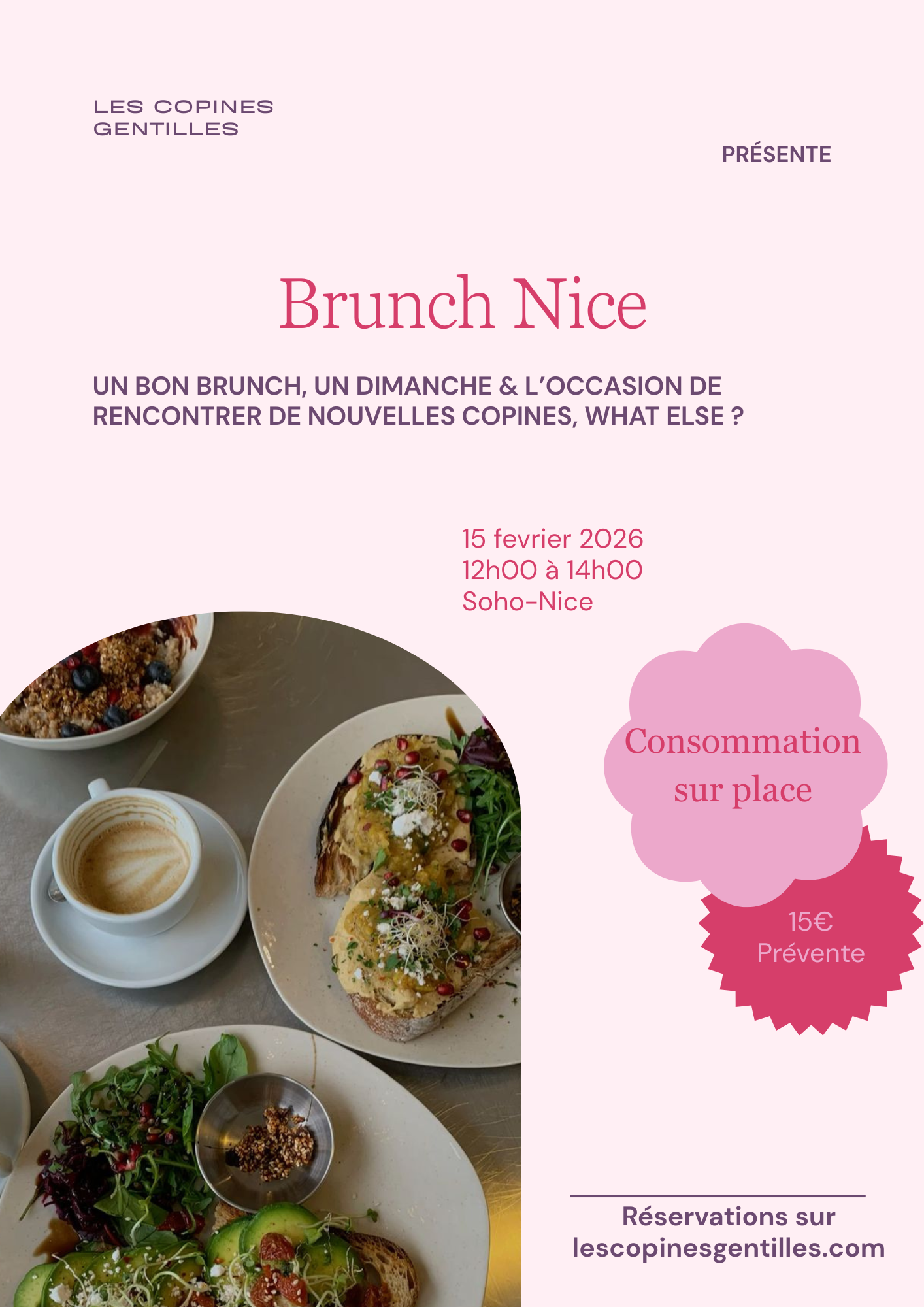 15.02.25-Brunch à Nice girls only 15€