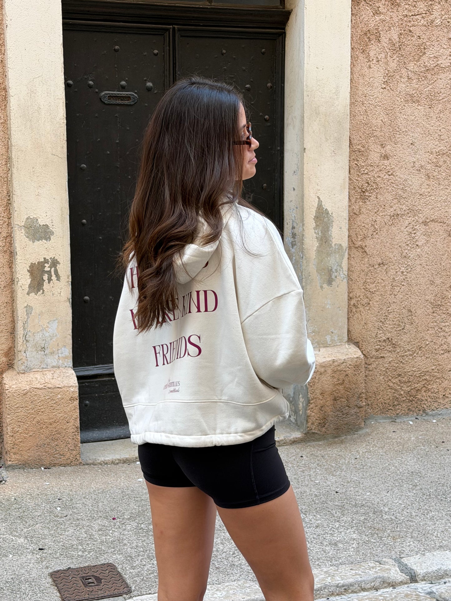 Hoodie « Les Copines Gentilles » - Off White