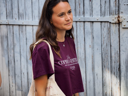 Crop Top « Les Copines Gentilles » - Bordeaux