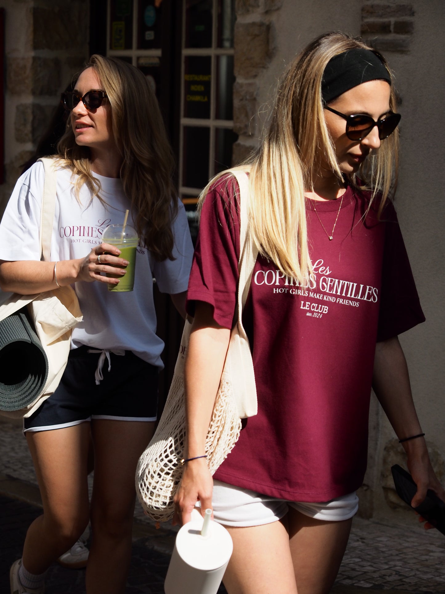 Tee-shirt boxy « Les Copines Gentilles » - Bordeaux