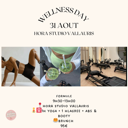 31.08.25.Wellness day HORA studio Lagree-95€ (30€ d'acompte)